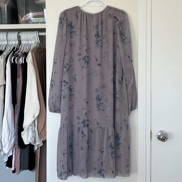 Aritzia Wilfred⎜MIRIAM DRESS⎜DRY BASIL / GRANITE BLUE - Picture 15 of 15